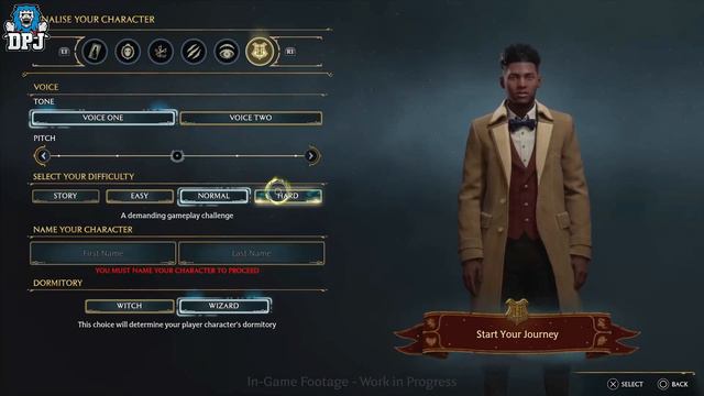 Hogwarts Legecy Character Creation Breakdown смотреть онлайн