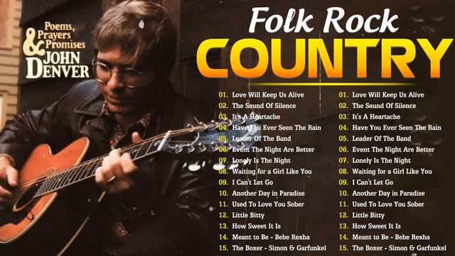 Folk & Country Song - John Denver, Simon & Garfunkel, Dan Fogelberg, Simon & Garfunkel, Alan Jackso