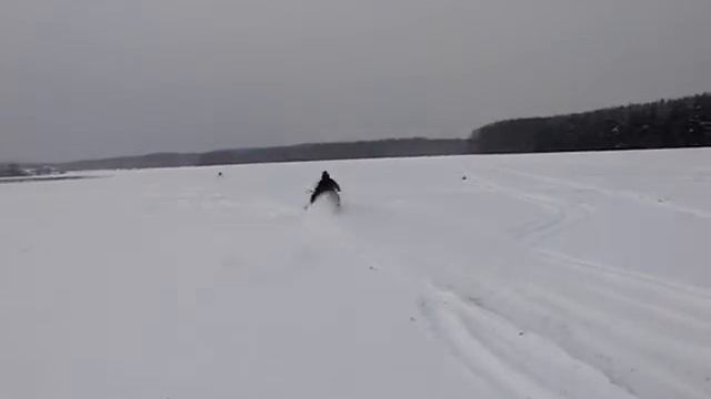 Snowmobiles in Russia, Polivanovo v1. смотреть онлайн