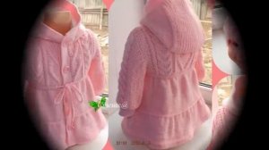 Вязаное Пальто для Девочки Спицами 2019 / Knitted Coats for Girls Spokes /Strickmäntel für Mädchen
