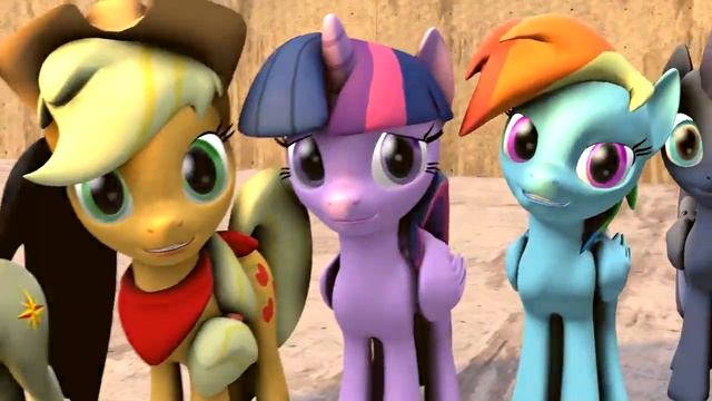 Измененная текстура глаз (SFM Ponies) смотреть онлайн