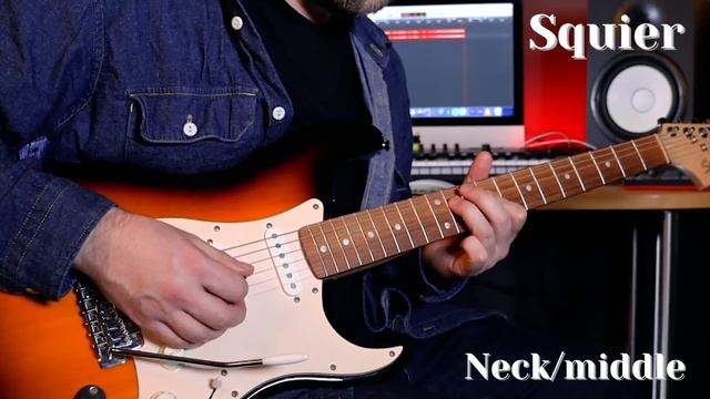 Fender American Standard vs Squier Affinity - Strat Comparison смотреть онлайн