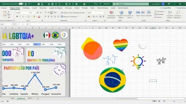 Como Fazer um Dashboard no Excel com 2 identidades visuais diferentes смотреть онлайн