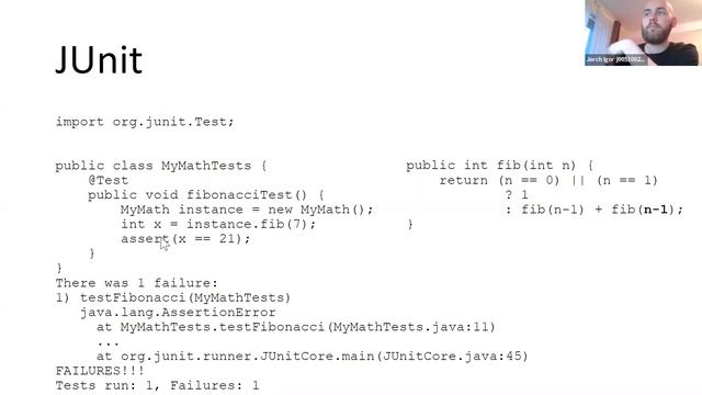 Язык программирования Java: тестирование, 05.04.2021 смотреть онлайн