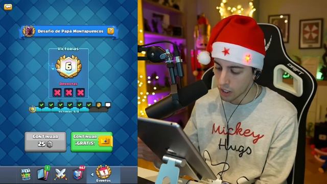 robleis juega el desafio de papá montapuercos en clash royale смотреть онлайн