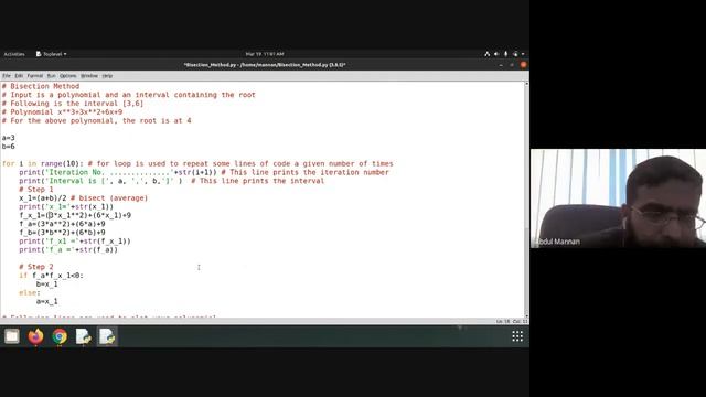 NA-2 | 19 Mar | Python code | Bisection method | Regula falsi method | Newton Rafson method смотреть онлайн