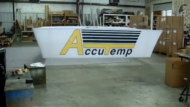 Accutemp Backlit Hanging Sign смотреть онлайн