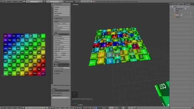 [Blender Add-on] Magic UV (v4.0) Tutorial - Copy/Paste UV (Selection Sequence) - N to M copy/paste смотреть онлайн