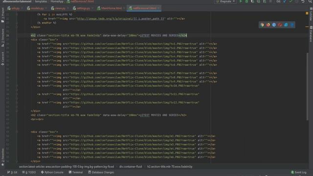 Django Movie Site Part 5 TMDB API | How To Make Movies Website | Building Movie Website | AIOC