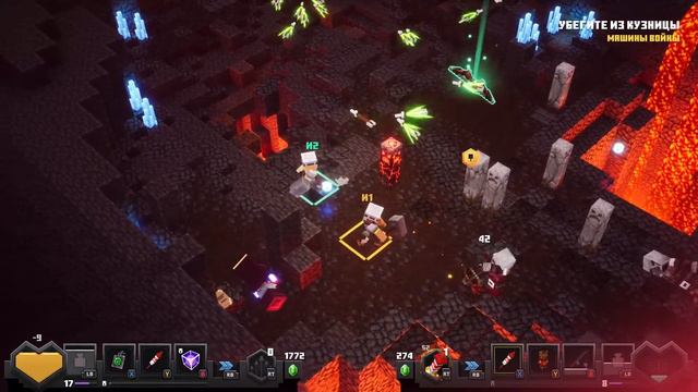 Minecraft Dungeons Xbox Series X Gameplay Day 7 смотреть онлайн