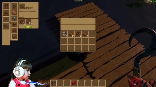 Игра RAFT - Крутая выживалка на пк - Один против Акулы ! смотреть онлайн