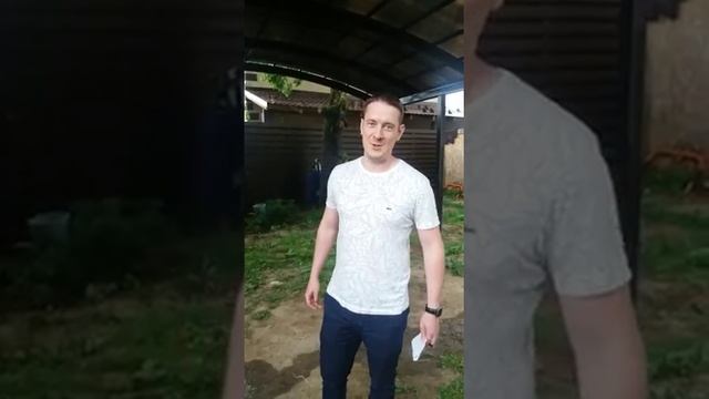 Отзыв клиента. Арочный навес с дугами!