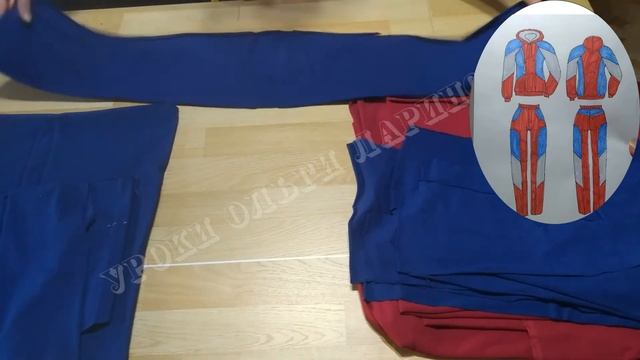 МК Спортивный костюм Часть 5 Построение капюшона, обзор остатков ткани, раскрой смотреть онлайн