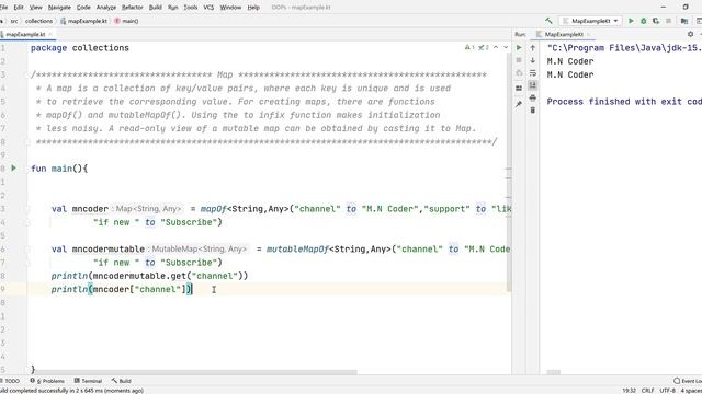 #47 maps in kotlin | Kotlin tutorial | Kotlin Bootcamp for programmers смотреть онлайн