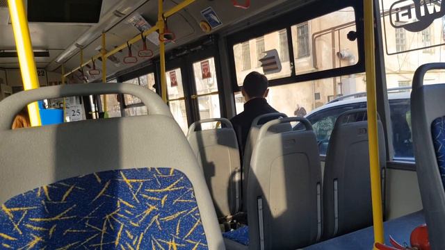 Симферопольский троллейбус на ВМЗ 5298.01 Авангард №2722 до ул.Герои Сталинграда 29.12.2022г.