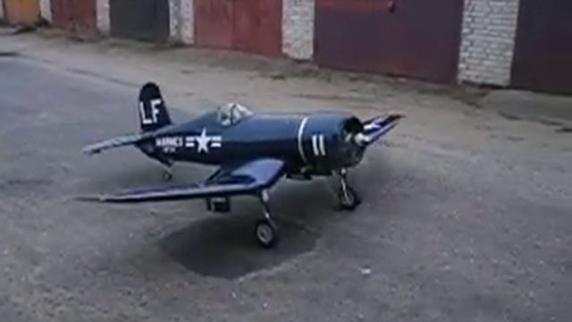 Moki-250  Tests On Composite-ARF Corsair F4U  (4)