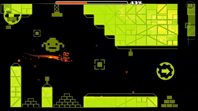 Прохожу свой любимый EASY уровень в GEOMETRY DASH смотреть онлайн