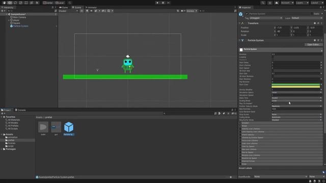 Создание частиц в Unity | Уроки по Unity