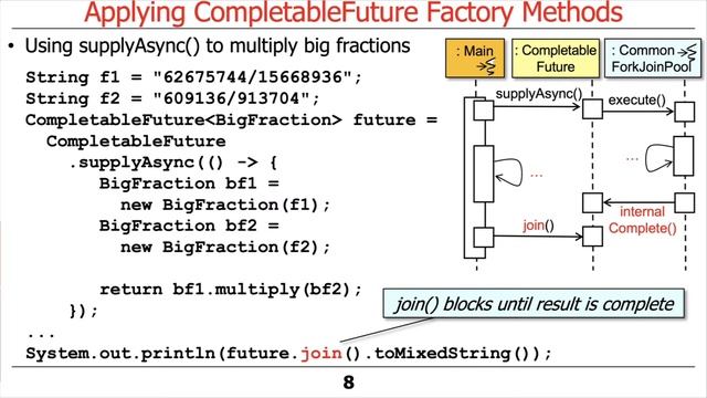 Advanced Java CompletableFuture Features: Applying Factory Methods смотреть онлайн
