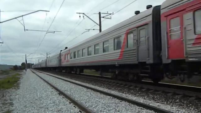 ЭП2К-078 с поездом №67 Абакан - Москва смотреть онлайн