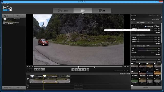 GoPro совет: Слоумоушен (SlowMotion) в GoPro Studio. Уроки, экшн-камеры, квадрокоптеры