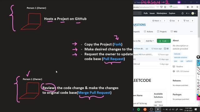 GitHub | Working with multiple developers on same project смотреть онлайн