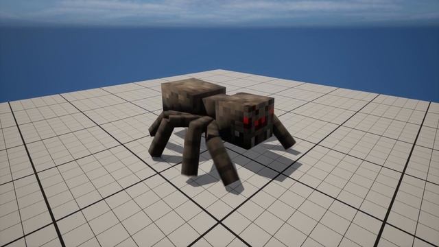 Minecraft Spider Animation Test: Walk (Created using Blender and Unreal Engine 5) смотреть онлайн