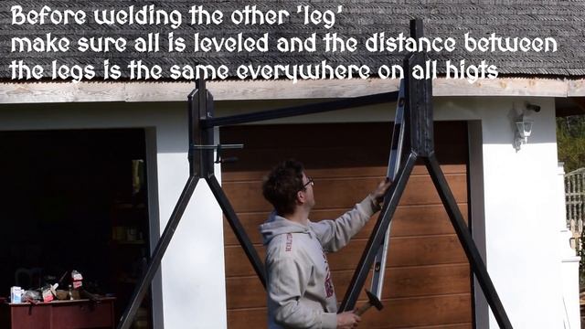 Garden swing made from metal - step by step (commentary) смотреть онлайн