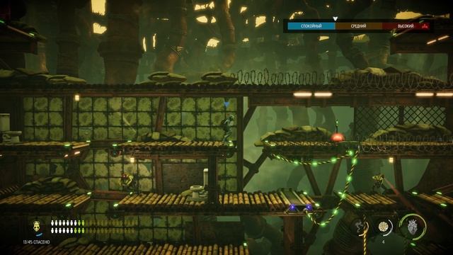 ODDWORLD: SOULSTORM ► Казармы слигов ► Почти все платины, все спасены