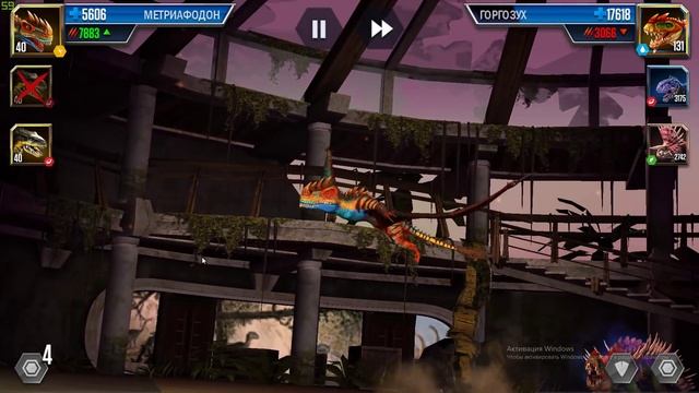 Пахигалозавр 29к жизни против Индораптора Jurassic World игра прохождение смотреть онлайн