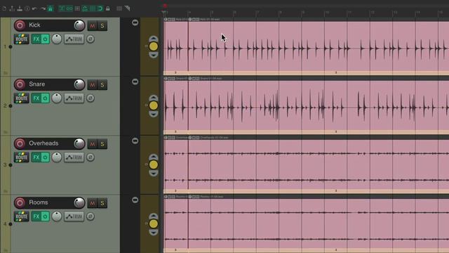 Multi Track Drum Recording and Comping in Lanes in REAPER 7 смотреть онлайн