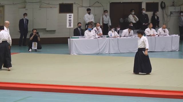 59-я Всеяпонская демонстрация айкидо (2022). Икухиро Кубота