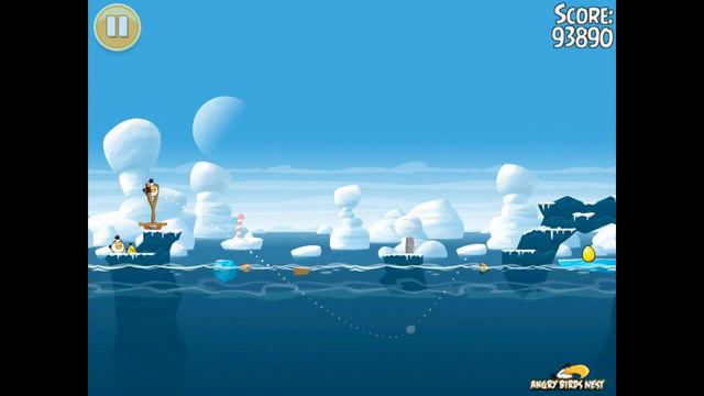 Angry Birds Seasons Arctic Eggspedition 1-1 Walkthrough 3 Star смотреть онлайн