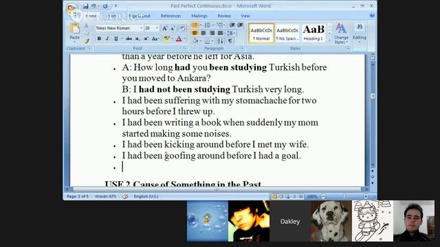 Past Perfect Continuous Verb Tense смотреть онлайн