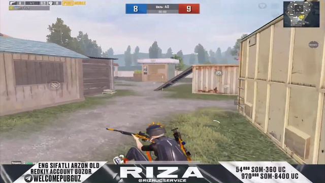 RIZA🥶 AKA BILAN LOBBI OYNADIK 🔥 CLANGA OTTIM 🖤 #@m27_Riza  #@NOT_SHAXA  #gaming #pubgmobile
