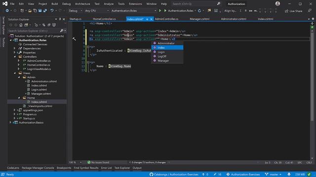Аутентификация: Управление ролями и разрешениями смотреть онлайн
