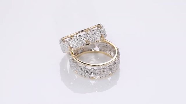 Обручальные кольца в виде короны MONARСH смотреть онлайн