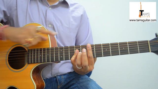 Love is a waste of time (Pk) guitar lesson fingerstyle (www.tamsguitar.com) смотреть онлайн