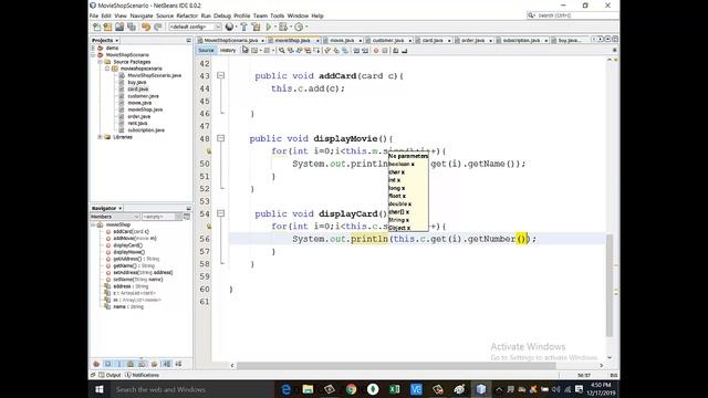 Object Oriented Programming Movie Shop Scenario in Java Part 02 смотреть онлайн