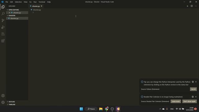 Начало работы с Python. Установка Algo VSCode и Pygame смотреть онлайн