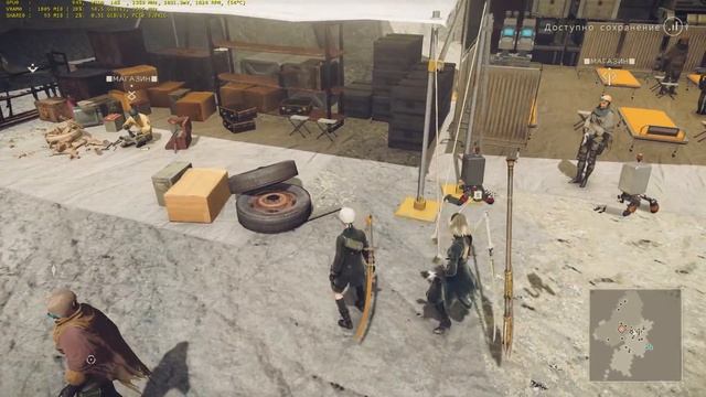 NieR: Automata улучшение графики на пк смотреть онлайн