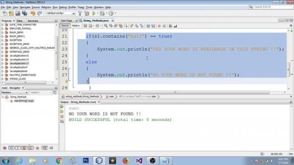 CONTAINS AND CONTENT EQUALS METHODS OF STRING CLASS IN JAVA (URDU / HINDI)