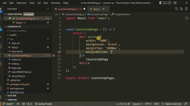 Counter up on Scroll in react js | Scroll to Animate Counter in React | React Animated number смотреть онлайн