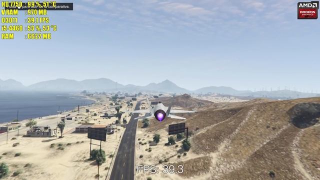 Grand Theft Auto V - AMD RADEON HD 7750|R7 250E [BENCHMARK] смотреть онлайн