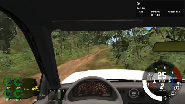 BeamNG.drive 0.15.0.5.7940 (Time Trials) (Ford Explorer [Pickup, White]) смотреть онлайн