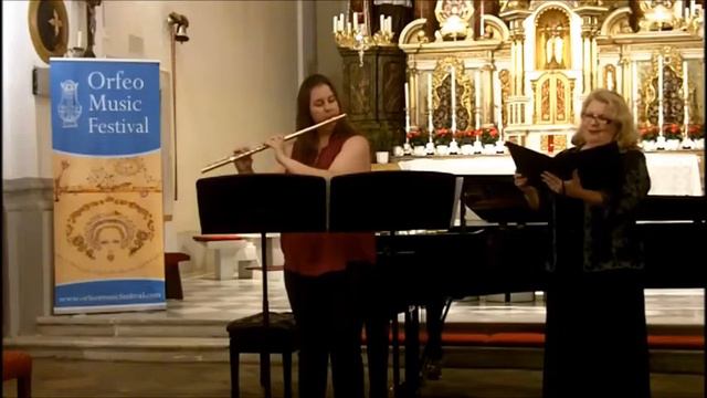 André Caplet, Ecoute, mon coeur - Janet Hopkins, mezzo-soprano - Patricia Surman, flute смотреть онлайн