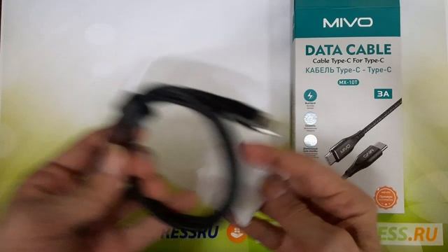 Mivo MX 10T Кабель Type-C Type-C 1 метр 3А #mivo #кабель #typec #MX10T #prezentexpress смотреть онлайн