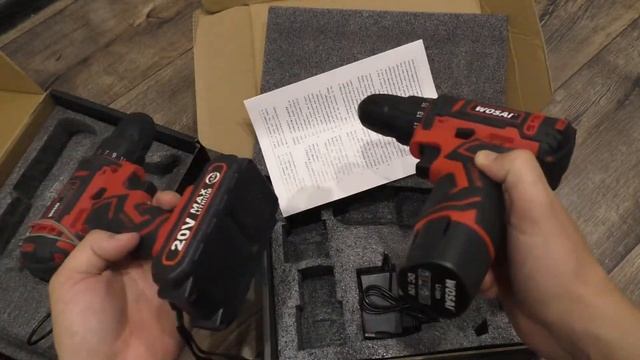 ШУРУПОВЕРТ WOSAI ALIEXPRESS