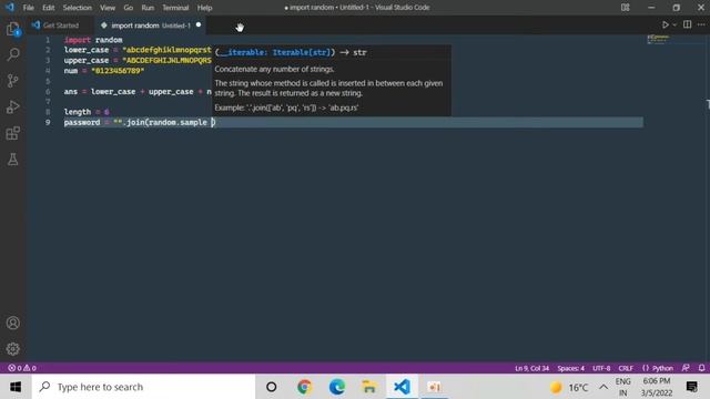 How to Create Random Password Generator | Vs Code смотреть онлайн
