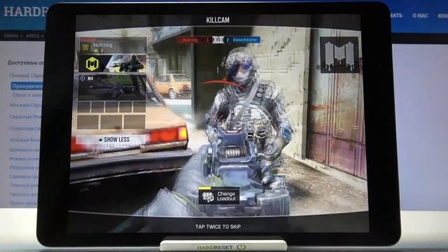 Геймплей Call Of Duty Mobile на iPad 10.2 2021 на ультрах смотреть онлайн